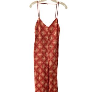 NWT Zara Long The Jami Jumpsuit XS TERRACOTTA Jumper